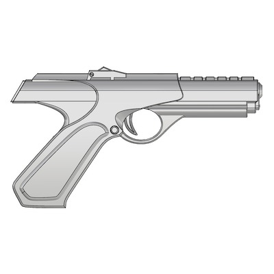 Laser Pistol, Body, Prototype (PBLP-11)